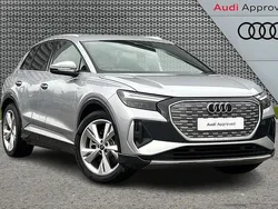 Silver Used 2024 Audi Q4 e-tron S-Line SUV | £32,490 (Super price)