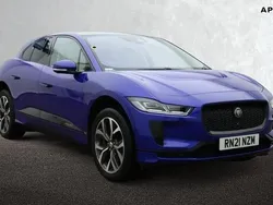 Blue Used 2021 Jaguar I-Pace SUV | £22,650 (Fair price)