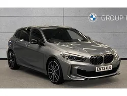 Skyscraper grey metallic Used 2024 BMW M135 Shadowline Hatchback | £31,750 (Fair price)