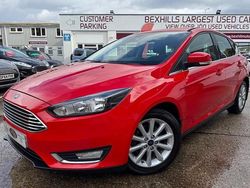 Red Used 2015 Ford Focus Titanium Hatchback | £5,999 (A bit pricey)