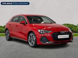 Red Used 2025 Audi A3 S-Line Hatchback | £29,831 (A bit pricey)