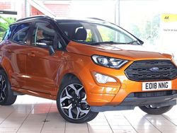 Orange Used 2018 Ford Ecosport ST-Line SUV | £10,560 (Fair price)