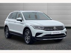 White Used 2021 VW Tiguan Elegance SUV | £21,950 (Fair price)