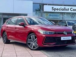 Red Used 2024 VW Passat R-line Estate | £34,795