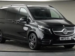 Black Used 2023 Mercedes V300 AMG line MPV | £64,750 (Fair price)