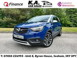 Blue Used 2018 Vauxhall Crossland X Elite SUV | £8,499 (Fair price)