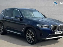 Tanzanite blue ii metallic Used 2021 BMW X3 xLine SUV | £31,091 (Fair price)