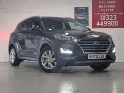 Olivine grey Used 2021 Hyundai Tucson SE SUV | £12,555 (Fair price)