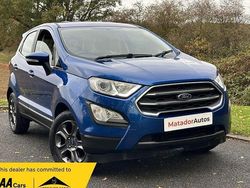 Blue Used 2018 Ford Ecosport Zetec SUV | £9,495 (Fair price)