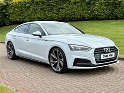 White Used 2018 Audi A5 Sportback S-Line Hatchback | £15,695 (Fair price)