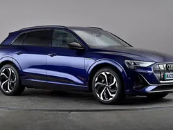 Blue Used 2022 Audi e-tron Black Edition SUV | £26,898 (Fair price)