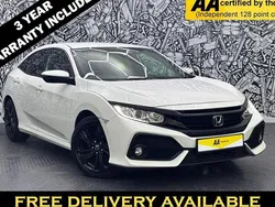 White Used 2018 Honda Civic SR Hatchback | £12,695 (Fair price)