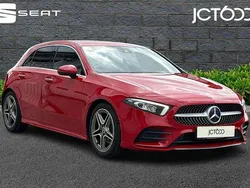 Red Used 2019 Mercedes A180 AMG Line Premium Hatchback | £14,897 (Fair price)