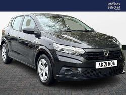 Black Used 2021 Dacia Sandero Essentiel Hatchback | £7,550 (Fair price)