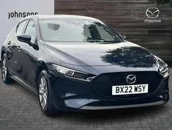 Blue Used 2022 Mazda 3 Hatchback | £15,205 (Good price)