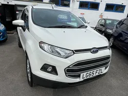 White Used 2015 Ford Ecosport Zetec SUV | £4,995 (Fair price)