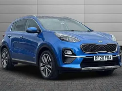 Blue Used 2020 Kia Sportage 4 SUV | £17,491 (Fair price)