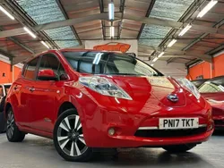 Red Used 2017 Nissan Leaf Tekna Hatchback | £3,995 (Good price)
