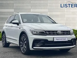 Pure white Used 2020 VW Tiguan R-line SUV | £22,990 (Fair price)