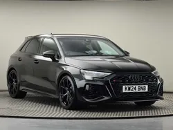 Mythos black metallic Used 2023 Audi RS3 Design Hatchback | £49,650 (Fair price)