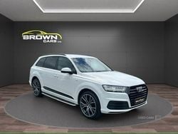White Used 2018 Audi Q7 S-Line SUV | £22,750 (Fair price)