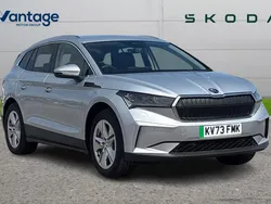 Brilliant silver metallic Used 2023 Skoda Enyaq iV SUV | £29,190 (Fair price)