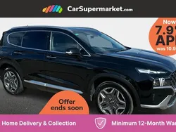 Black Used 2022 Hyundai Santa Fe Ultimate SUV | £32,176 (A bit pricey)
