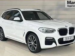 White Used 2019 BMW X3 M Sport SUV | £21,757 (Fair price)