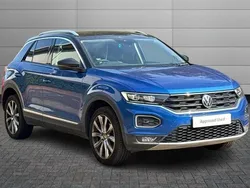 Blue Used 2021 VW T-Roc SEL SUV | £17,050 (Good price)