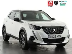 White Used 2022 Peugeot 2008 GT SUV | £17,995 (Fair price)