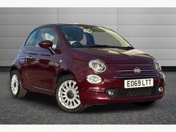 Red Used 2019 Fiat 500 Lounge Hatchback | £8,795 (Fair price)