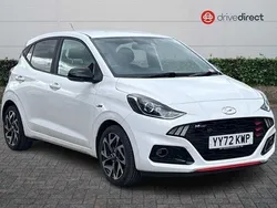 White Used 2022 Hyundai i10 N Line Hatchback | £12,642 (Fair price)