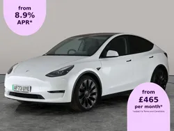 White Used 2023 Tesla Model Y Performance SUV | £30,898 (Fair price)