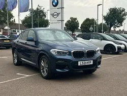 Blue Used 2021 BMW X4 M Sport SUV | £32,076 (Good price)