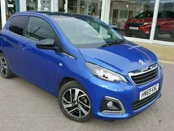 Blue Used 2019 Peugeot 108 Allure Hatchback | £7,349 (Fair price)