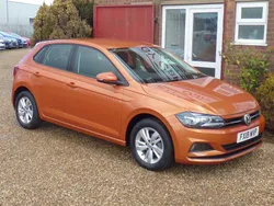 Orange Used 2018 VW Polo SE Hatchback | £12,995 (Fair price)