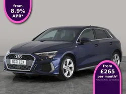 Blue Used 2021 Audi A3 Sportback e-tron S-Line Sedan | £18,934 (Fair price)