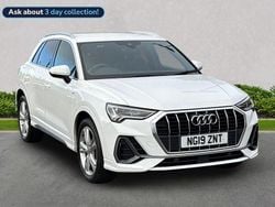 White Used 2019 Audi Q3 S-Line SUV | £19,997 (Fair price)
