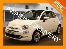 White Used 2018 Fiat 500 Lounge Hatchback | £7,095 (Fair price)