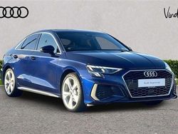 Blue Used 2023 Audi A3 S-Line Sedan | £24,502 (Fair price)
