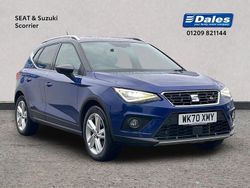Mystery blue with black roof Used 2020 Seat Arona FR SUV | £12,950 (Fair price)