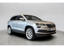 Brilliant silver metallic Used 2018 Skoda Karoq SUV | £16,728 (Fair price)