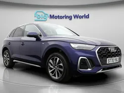 Blue Used 2021 Audi Q5 S-Line SUV | £27,200 (Good price)