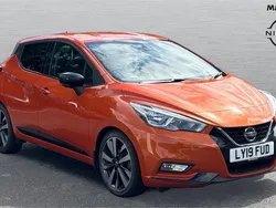 Orange Used 2019 Nissan Micra Tekna+ Hatchback | £10,234 (Fair price)