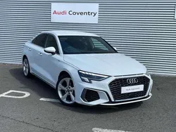 Glacier white metallic Used 2022 Audi A3 S-Line Sedan | £22,880 (A bit pricey)