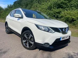 White Used 2015 Nissan Qashqai N-TEC SUV | £9,395 (Fair price)