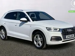 White Used 2019 Audi Q5 S-Line SUV | £22,999 (Super price)