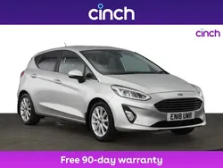 Silver Used 2018 Ford Fiesta Titanium Hatchback | £8,449 (Fair price)