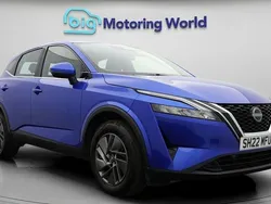 Blue Used 2022 Nissan Qashqai Acenta Premium SUV | £16,500 (Good price)