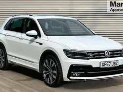 White Used 2017 VW Tiguan R-line SUV | £19,505 (Fair price)